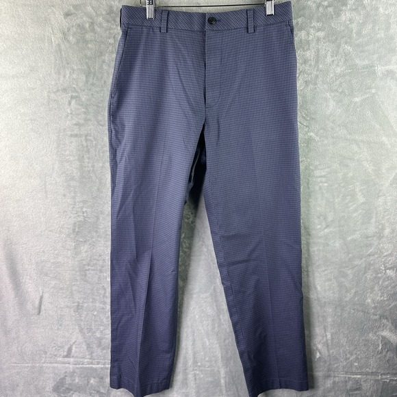 Brooks Brothers Other - Brooks Brothers Advantage Chino Clark Pants Men's 34x30 Blue Check Stretch